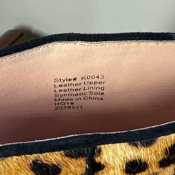 J.Crew Sadie Leopard Calf Hair Ankle Boots Size 10 - Picture 12 of 13